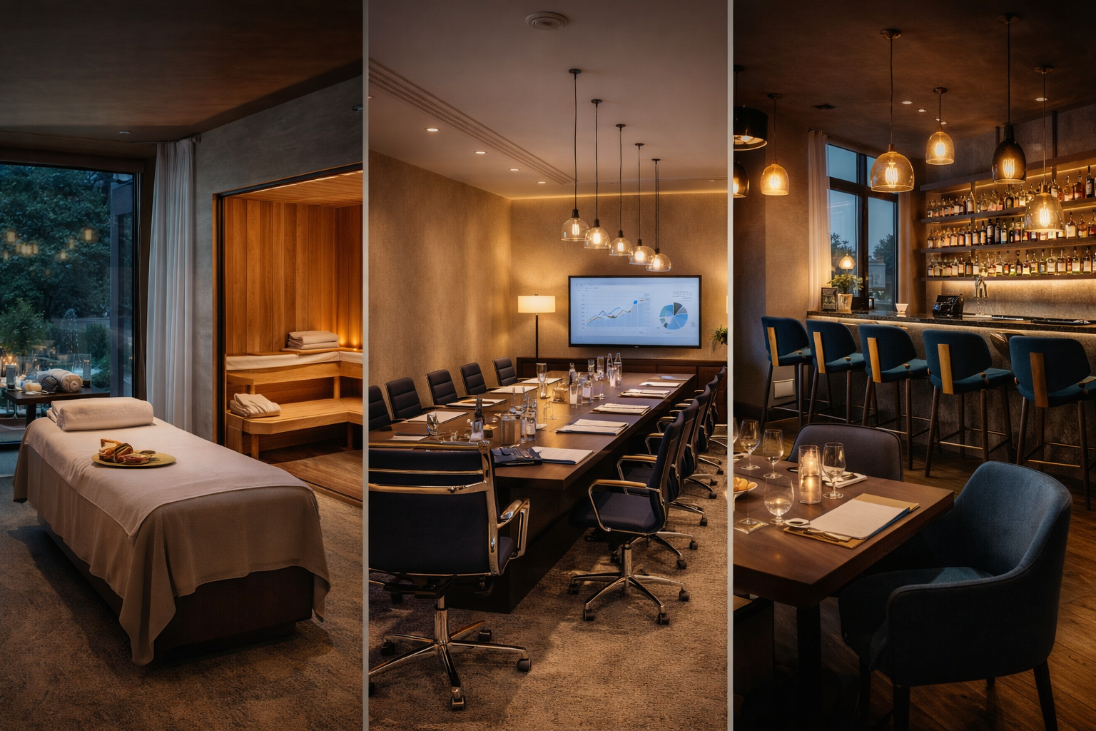 Virtual tour 3D per hotel con spa, area wellness e spazi comuni